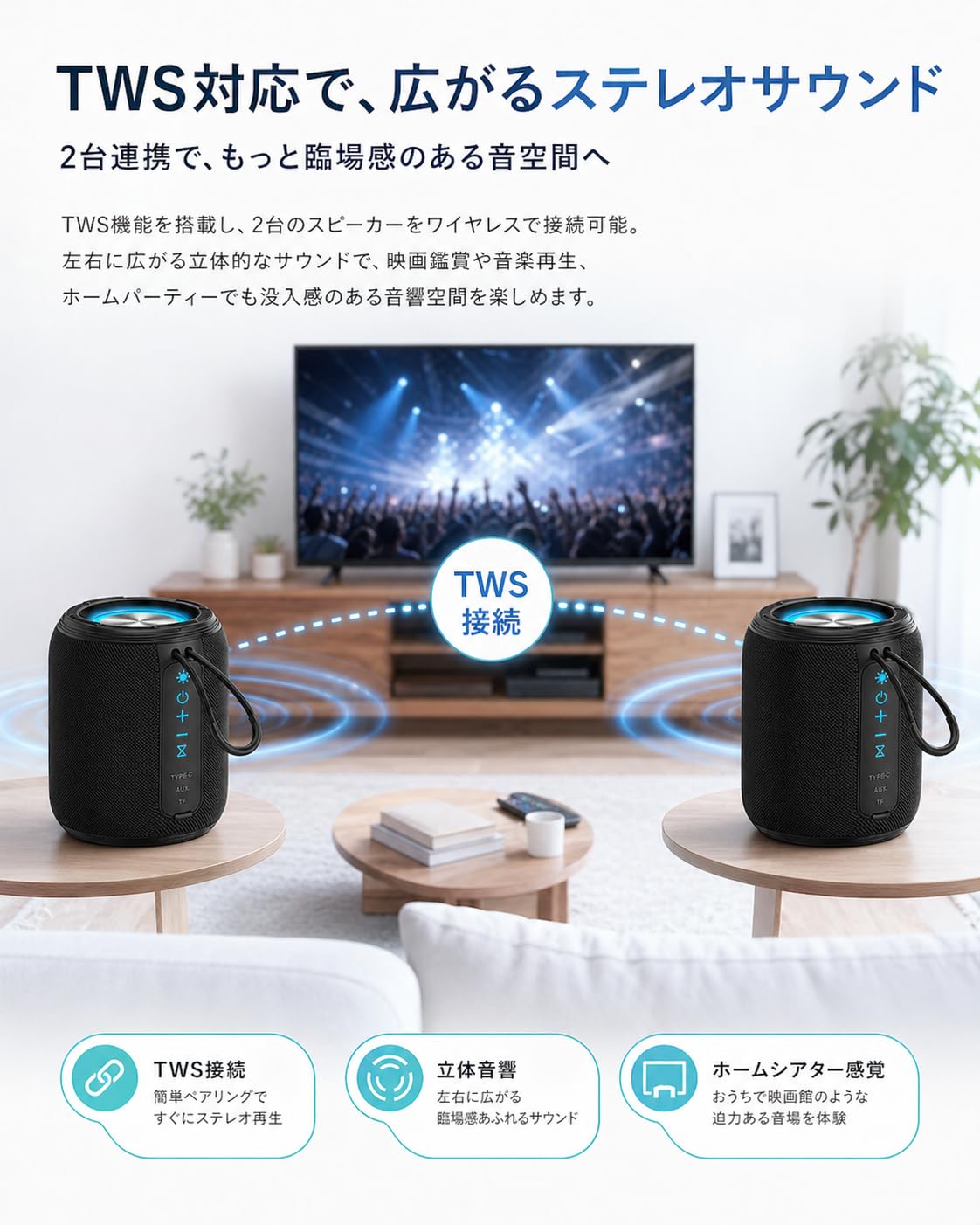 値下げ中　スピーカー Amazon.co.jp: 【2026 年新登場｜HiFi音質 】Bluetooth スピーカー